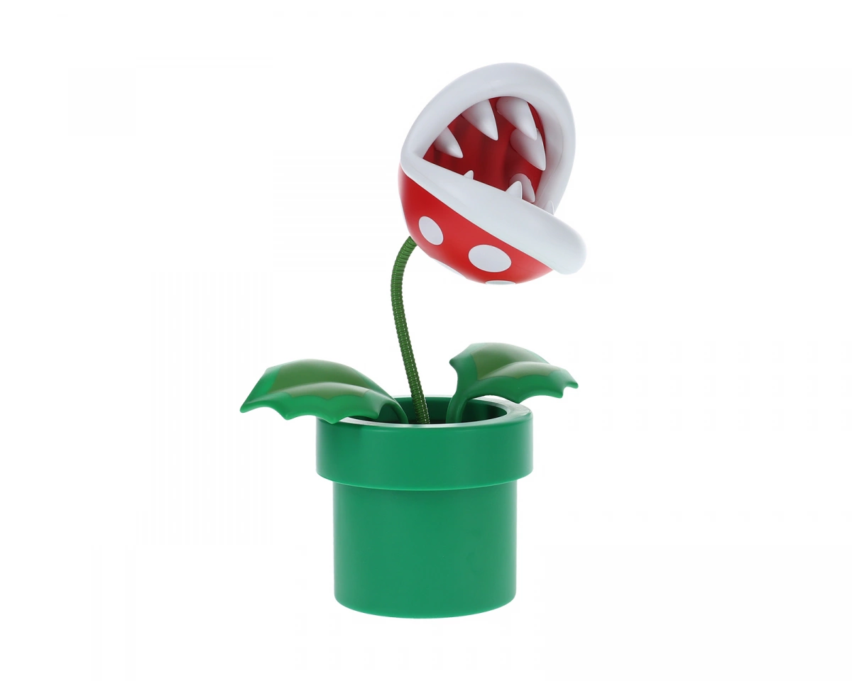 Paladone - Super Mario: Mini Piranha Plant Posable Lamp V2 - Lampa