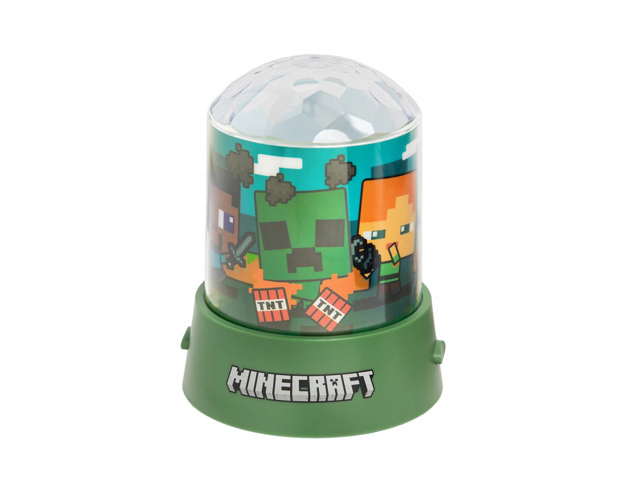Paladone Minecraft Party Projection Light - Minecraft Nattlampa