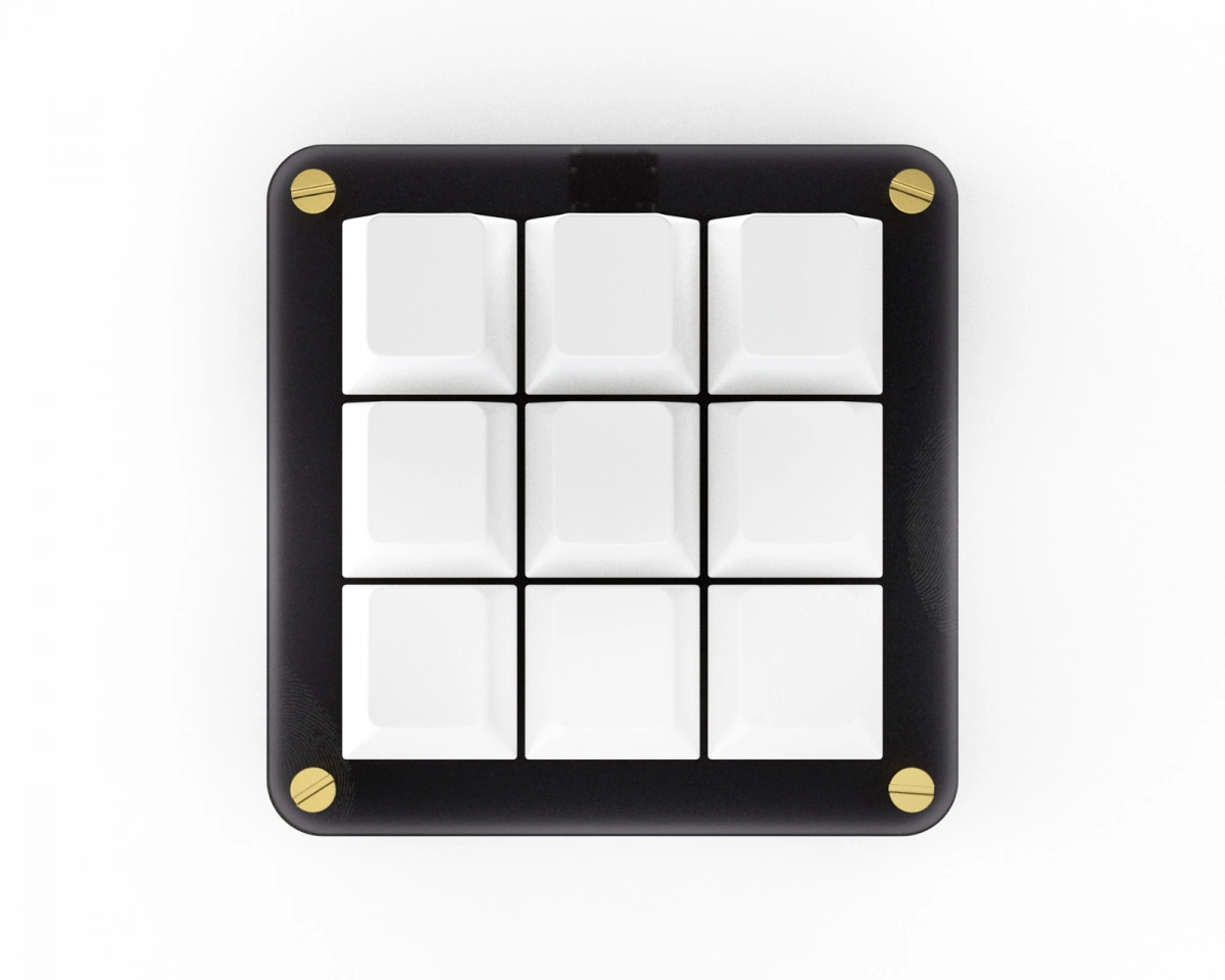 MaxCustom 9-Key MacroPad - Svart