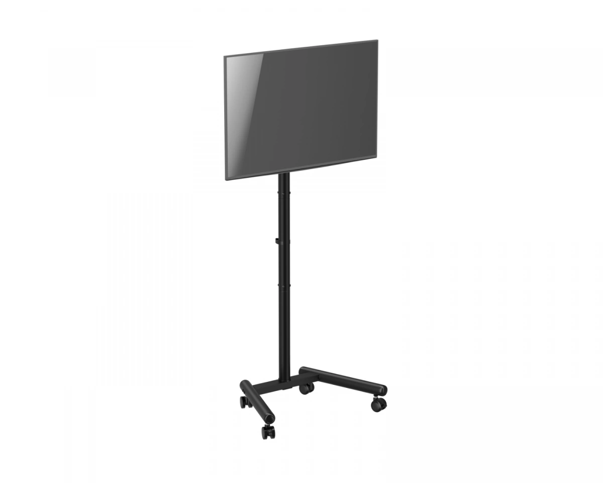 MaxMount Kompakt TV-Stativ med hjul 13”-50” - Svart