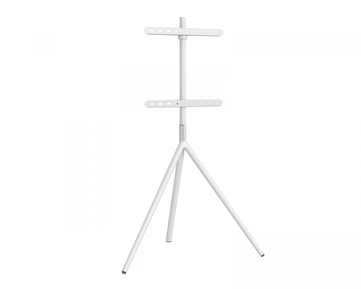 MaxMount TV Golvstativ på tre ben - 45”-65” - Vit