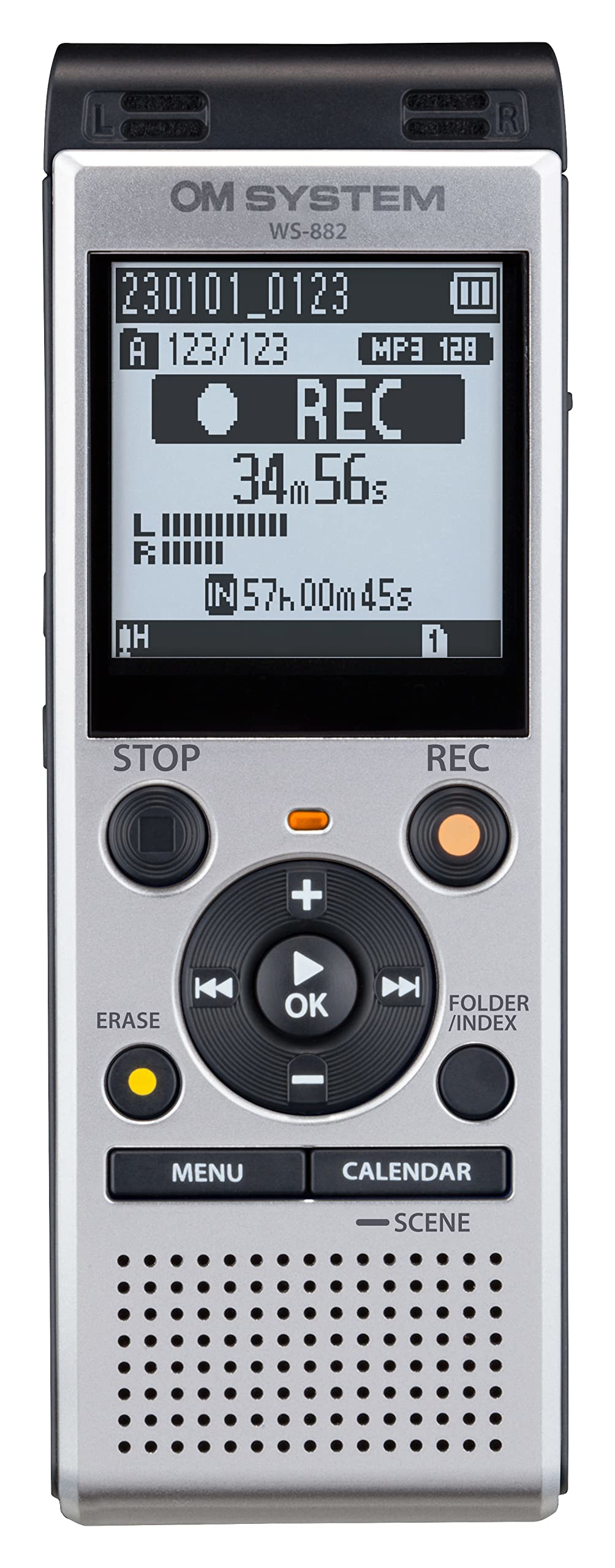 Olympus WS-882 - voice recorder - MP3-spelare 4 GB