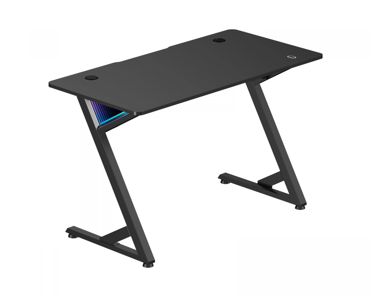 MaxMount InfinityGlow Gaming Skrivbord (120x60) - Svart