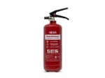 Nexa brandsläckare med fäste för väggmontering, RÖD, 2kg ABC-pulver