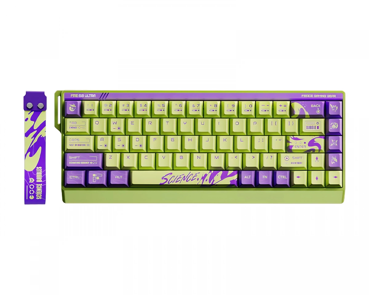 FGG FIRE68 Ultra Magnetic HE ANSI Tangentbord [Gateron Jade Pro] - Scientific Bubble