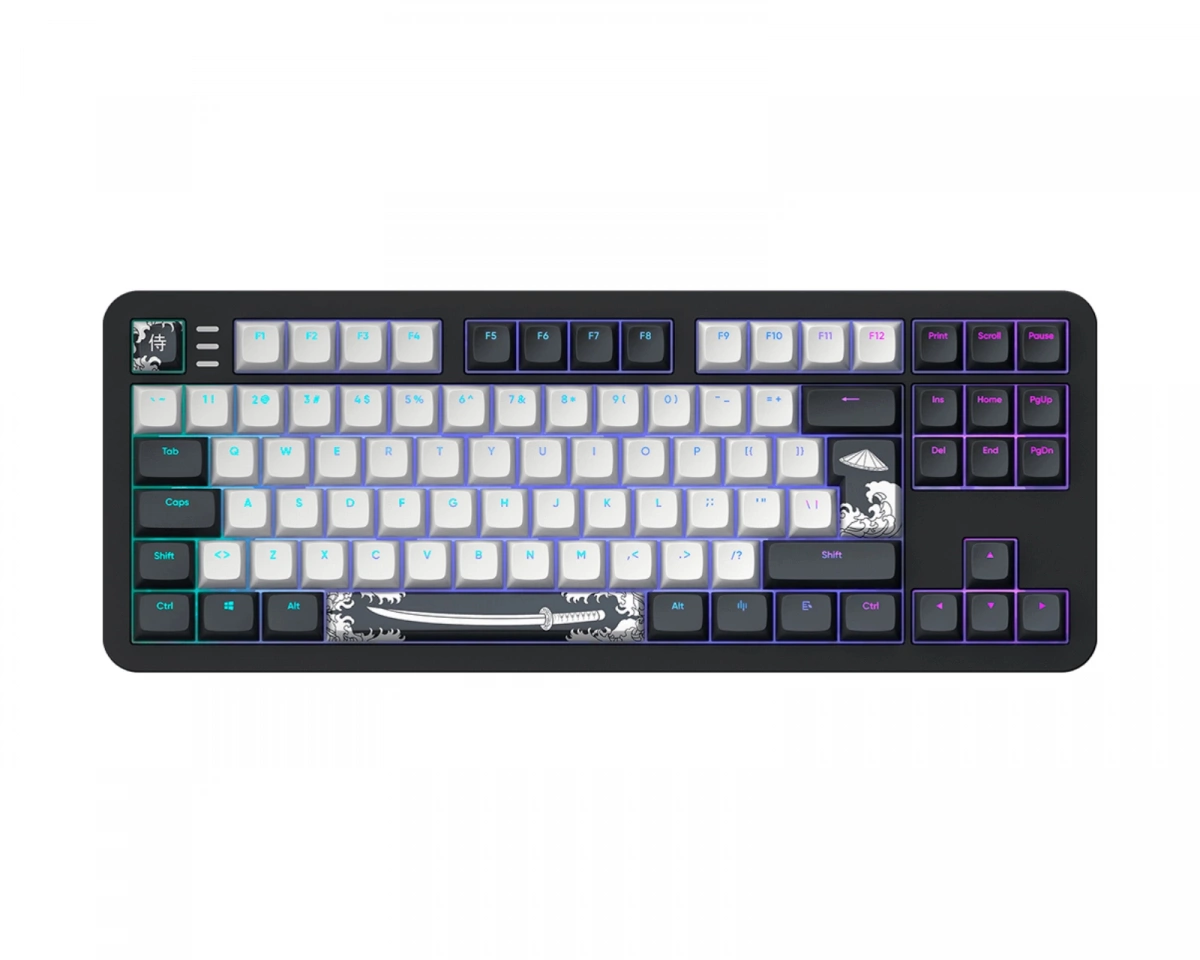 Dark Project ALU87 Gaming Tangentbord - Bushido [g3ms Moonstone]