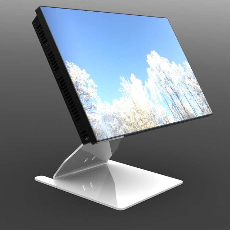 HI-ND Deskmount till Samsung QB13R, VESA 100x100mm - Vit