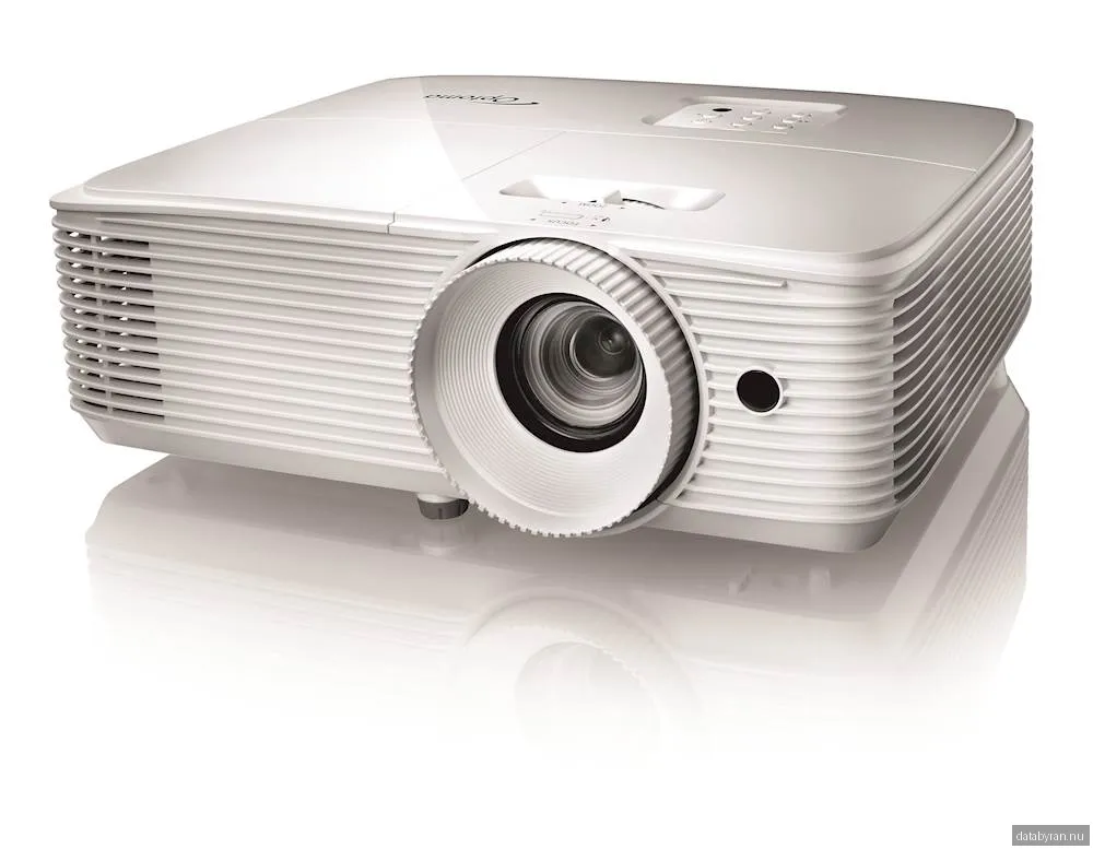Optoma EH412x, DLP laser, Full HD 1920x1080, 3D, 4500 ANSI lumen, HDR, 22000:1, fjärrkontroll med laserpekare, 2xHDMI/ljud-ut/RS232, högtalare