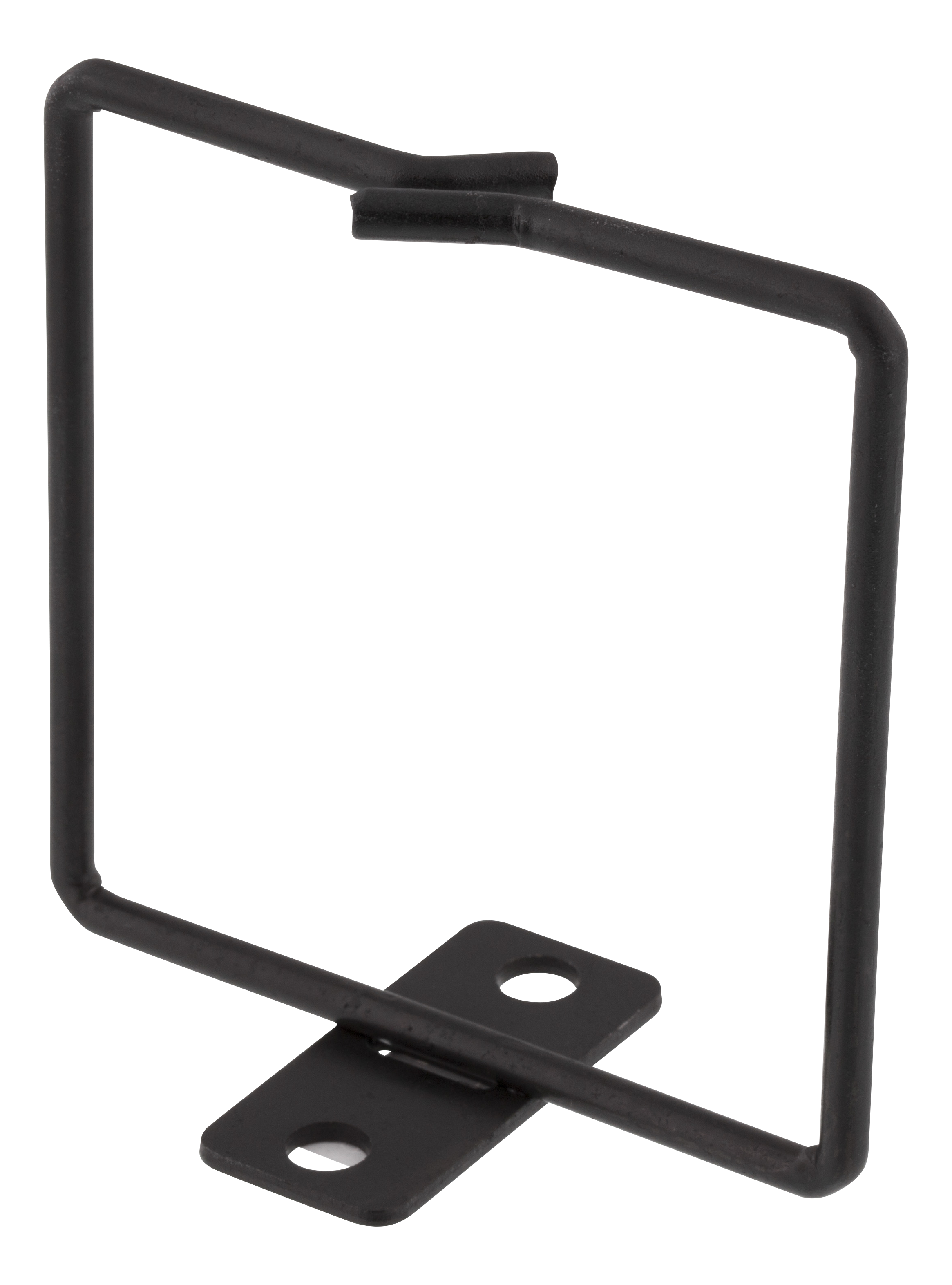 19" Kabelkrok, Deltaco, vertikalt montage, 80x80 mm, metall - svart