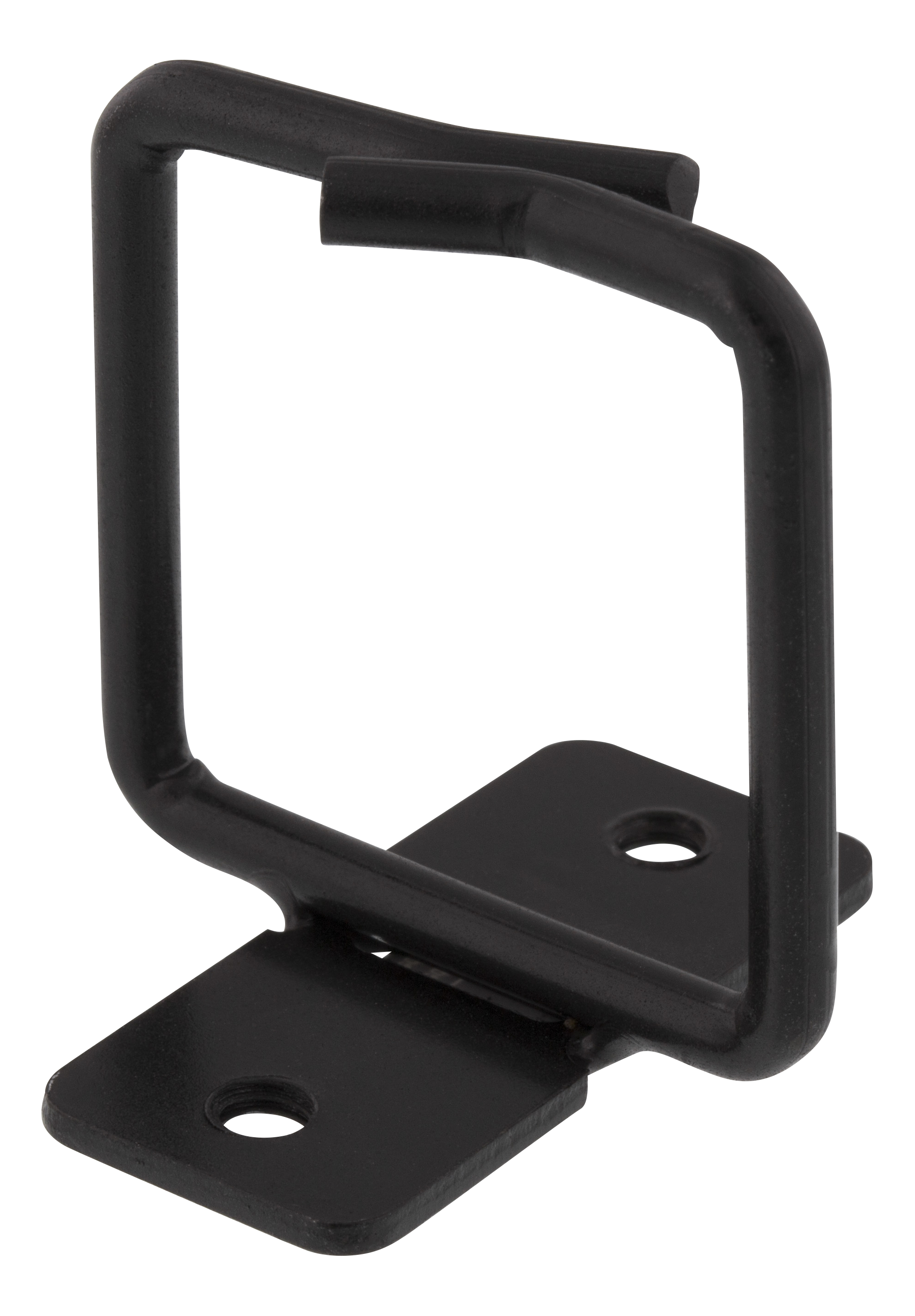 19" Kabelkrok, Deltaco, vertikalt montage, 43x43 mm, metall - svart