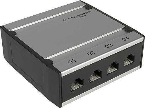 Minipatchbox 4-PORT C6 UTP