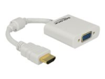 Delock - Videokort - HDMI hane till HD-15 (VGA) hona