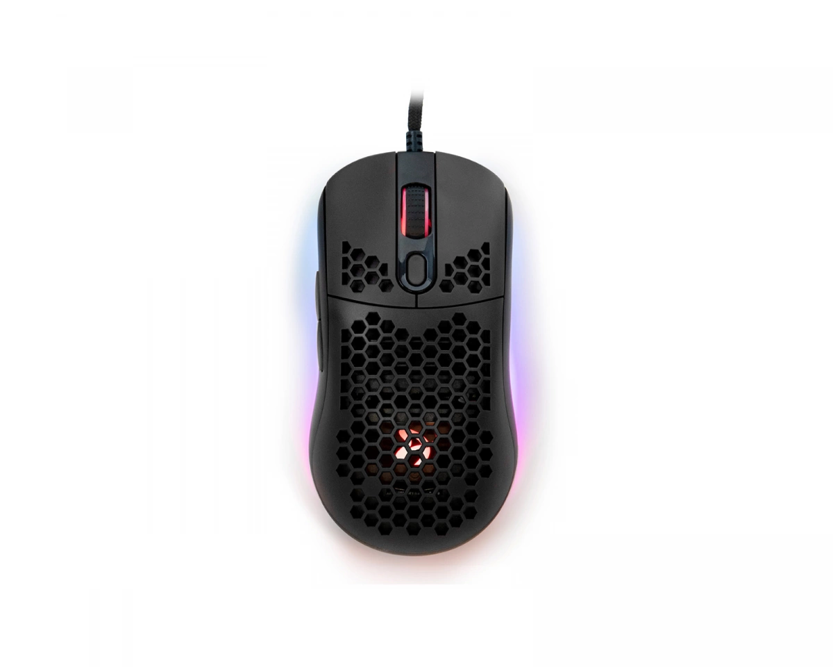Arozzi Favo Ultra Light Gaming Mouse - Svart