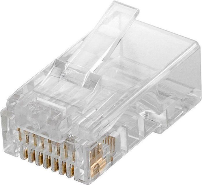 Nätverkskontakt oskärmad, RJ45, Cat.6a, MicroConnect Modular Plug, 10-pack