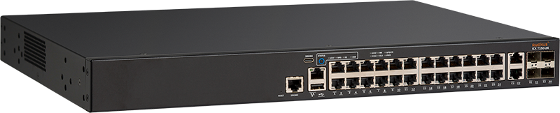 Ruckus ICX7150 Switch, 24-port 1Gb, 2x 1Gb Uplink, 4x SFP 1Gb, uppgraderingsbart till 4x SFP+ 10Gb med licens, Basic L3
