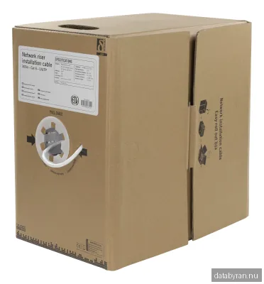 DELTACO - Bulkkabel - 305 m UTP - CAT 6 - vit