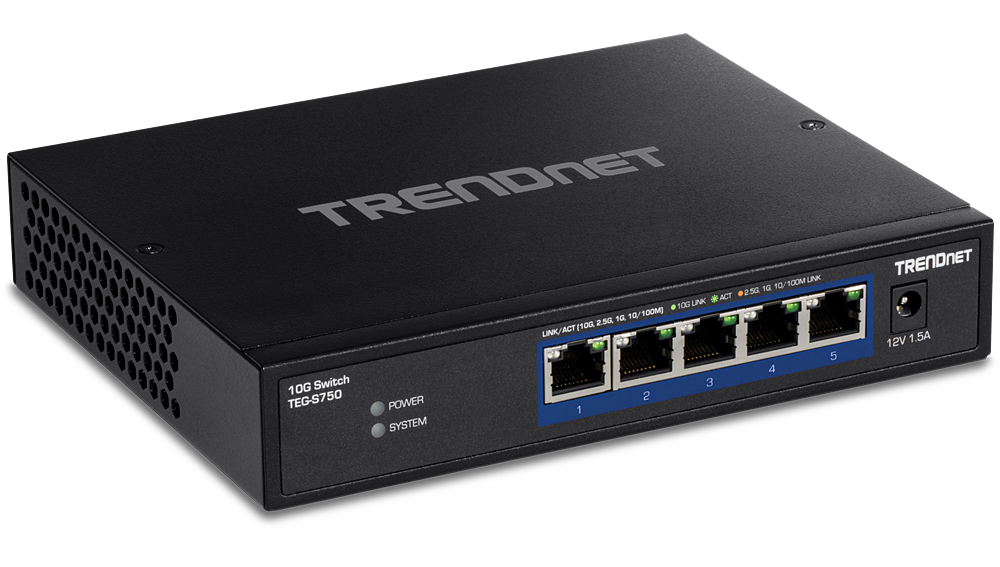 TRENDnet TEG-S750 5-Port 10G Switch (RJ-45)