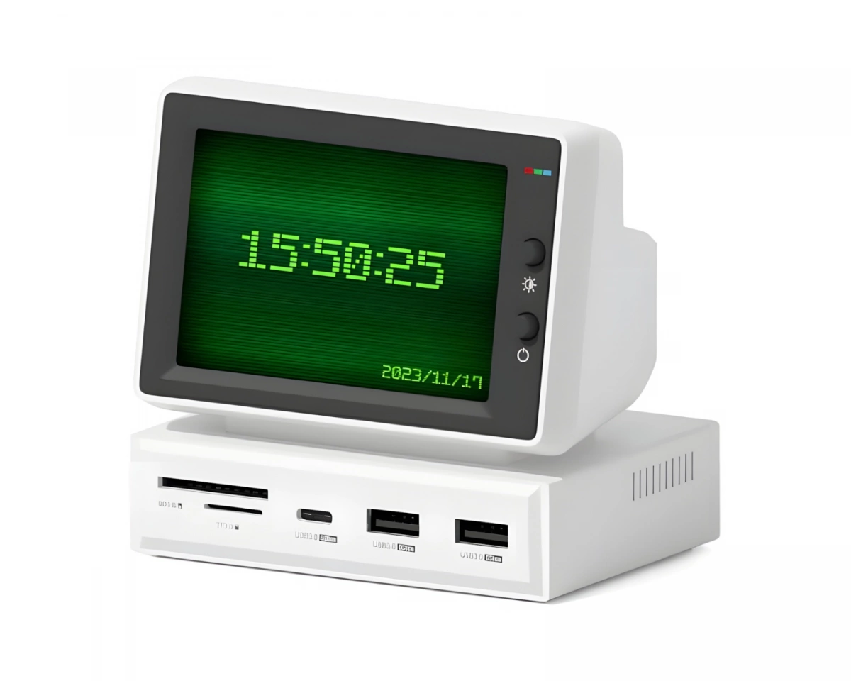 Hagibis Mini Skärm 3,5" IPS Display med USB-C-hubb