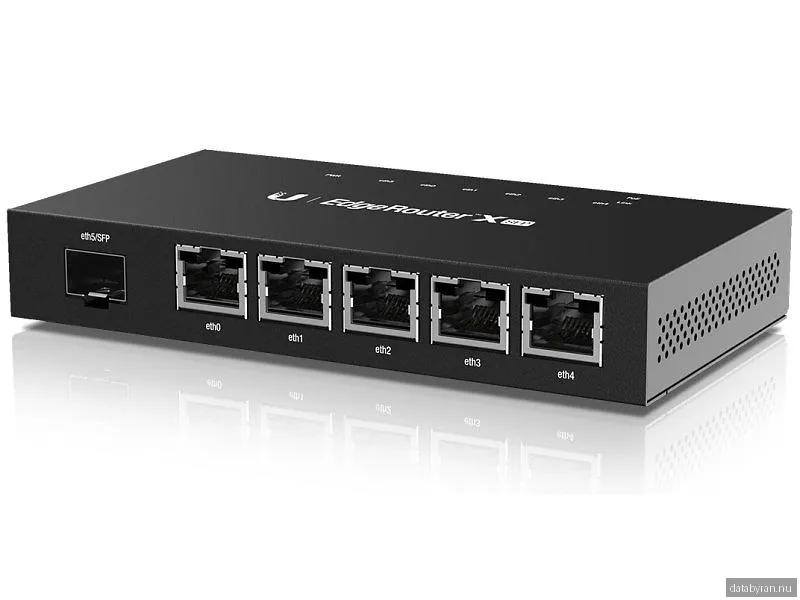 Ubiquiti EdgeRouter X SFP, 5-port Gigabit Router med passiv PoE