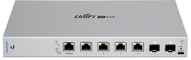 Ubiquiti Networks UniFi US-XG-6POE, 4-port 10Gbe + 2xSFP 10Gbe