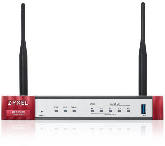 ZyXEL USG FLEX 50AX, 1xWAN, 4xLAN/DMZ Gigabit, WiFi 6 AX1800, Nebula