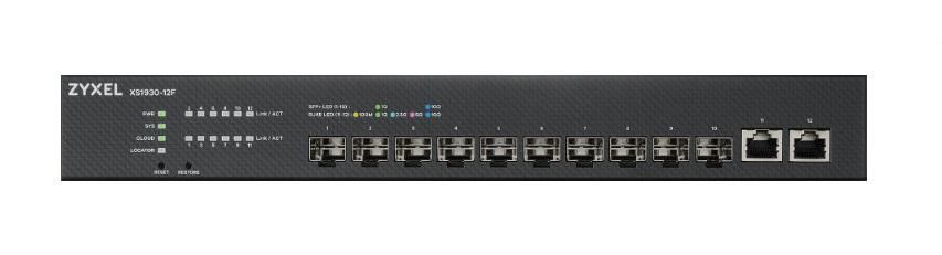 Zyxel XS1930-12F-ZZ0101F Managed Switch L2/L3 Svart