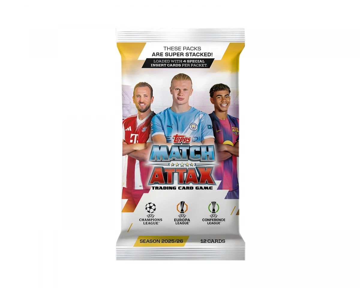 Topps Match Attax Kort UCL 25/26 Booster - Fotbollskort