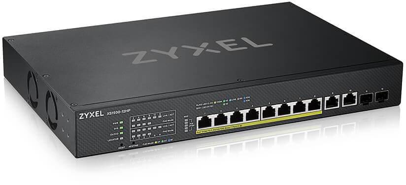 ZyXEL XS1930-12HP 10-port 10G Multi-Gigabit Lite-L3 Smart Managed Switch