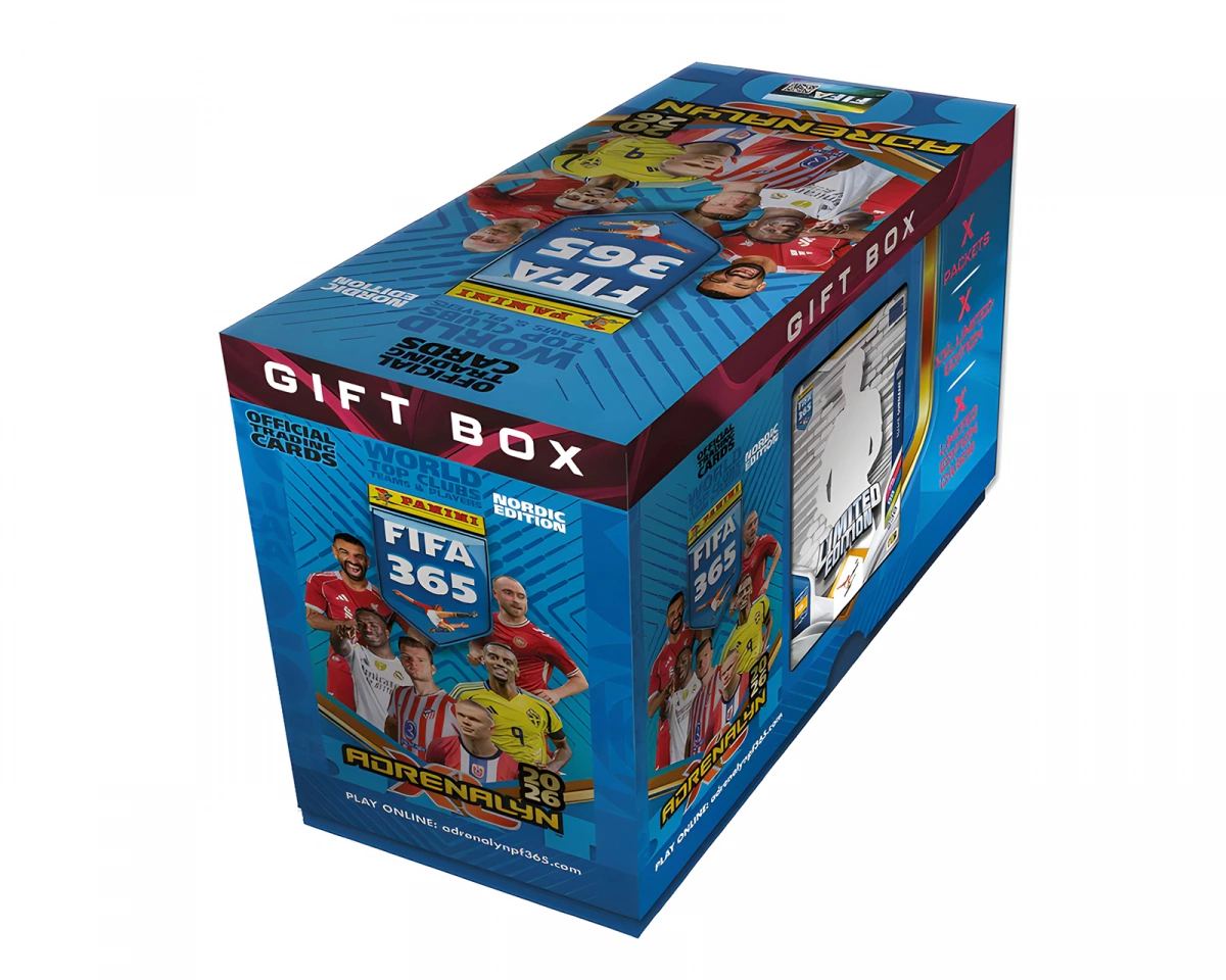 Panini FIFA 365 Adrenalyn XL 2026 – Presentbox - Fotbollskort