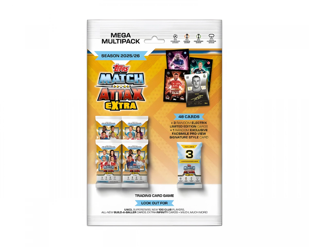 Topps Match Attax Champions League 25/26 Mega Extra Multipack - Fotbollskort