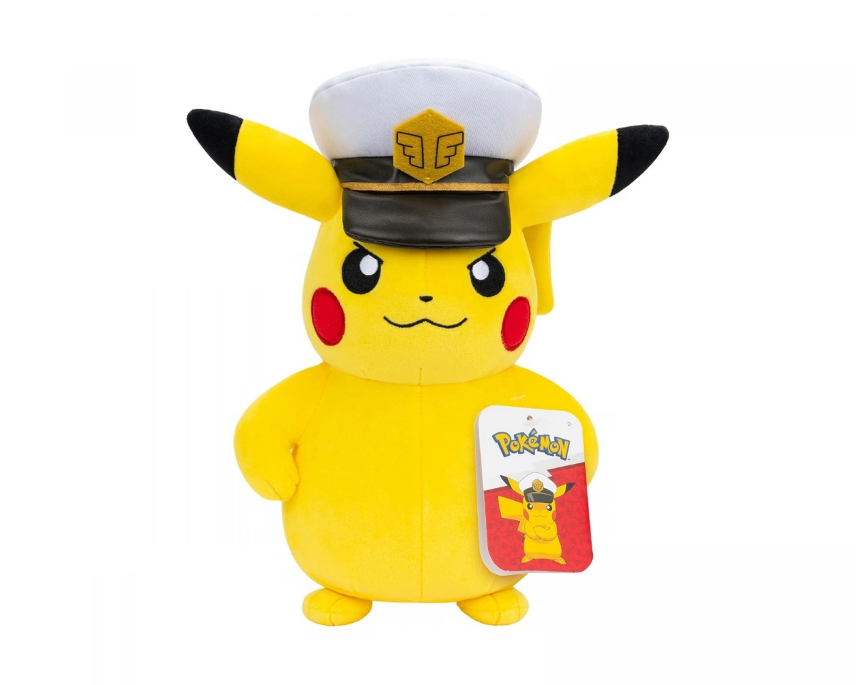 Pokemon Captain Pikachu Plush 20 cm