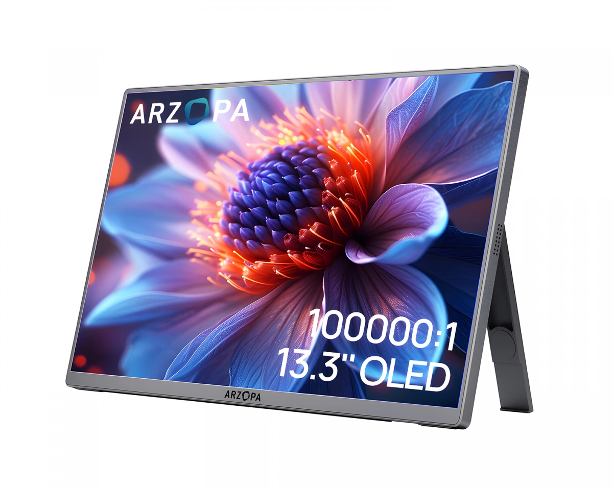 Arzopa A3C PRO 13,3" OLED Portabel Skärm - Grå