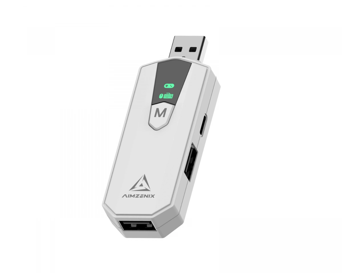 Aimzenix AX200 Pro Adapter – Mus & Tangentbord för PC/Konsol