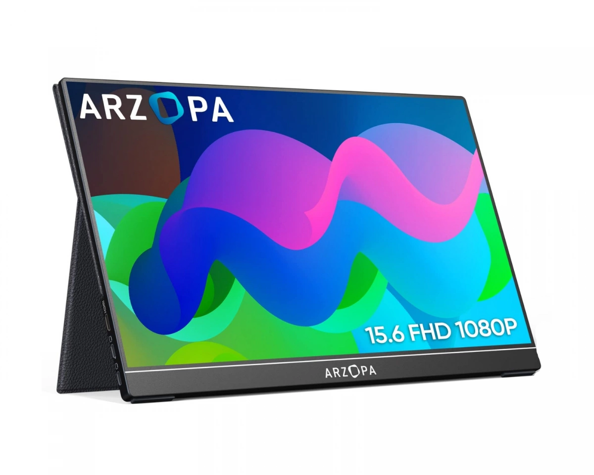 Arzopa A1 Gamut 15.6" HD Portabel Skärm - Svart (DEMO)