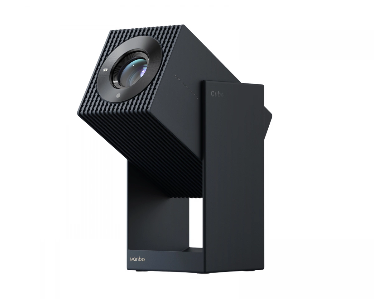 Wanbo Cube 2 Pro - Smart Projektor - 500 ANSI, 1080p, Google TV - Dark Blue