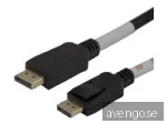 Deltaco - DisplayPort cable - DisplayPort to DisplayPort - 2 m
