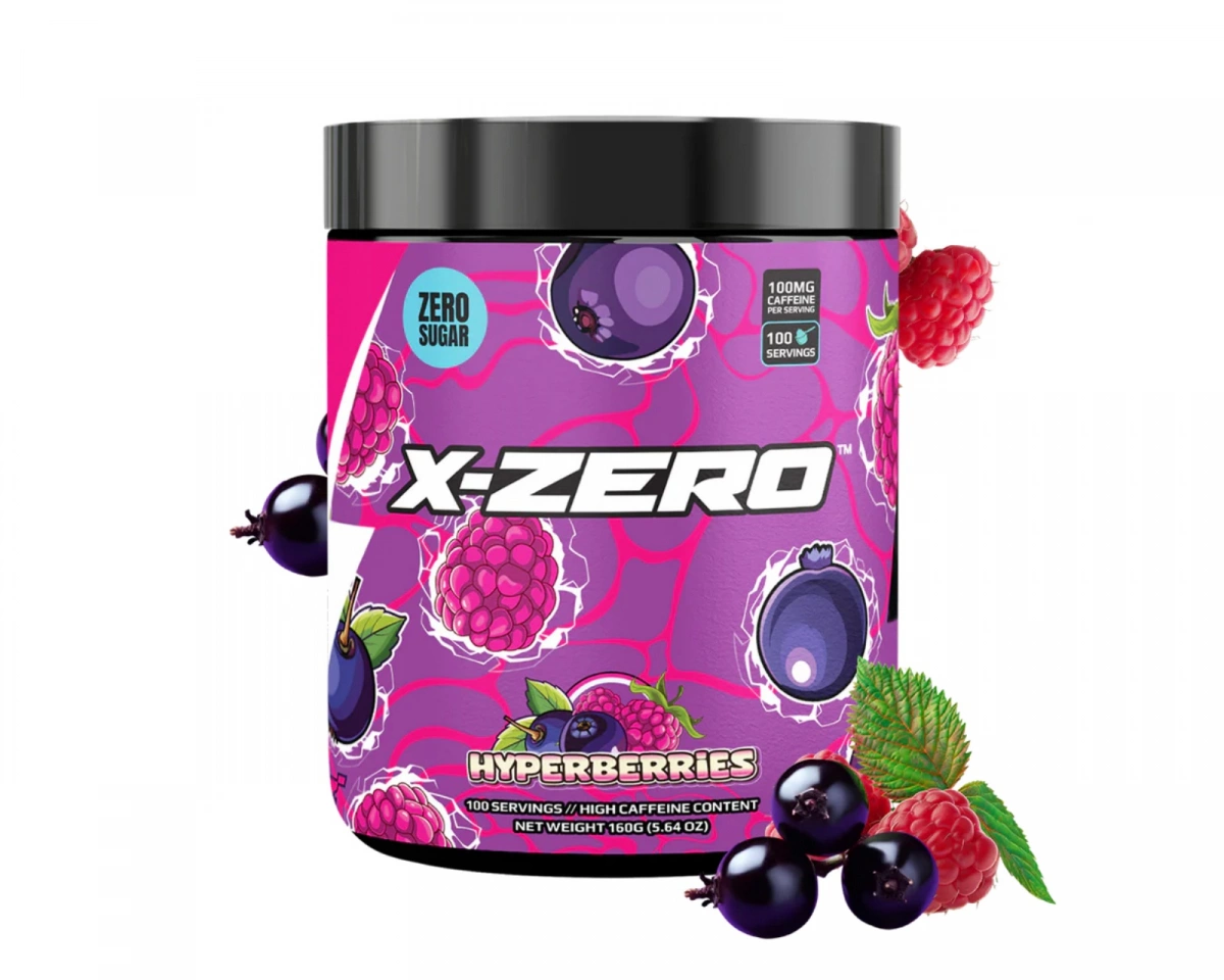 X-Gamer X-Zero Hyperberries - 100 Serveringar