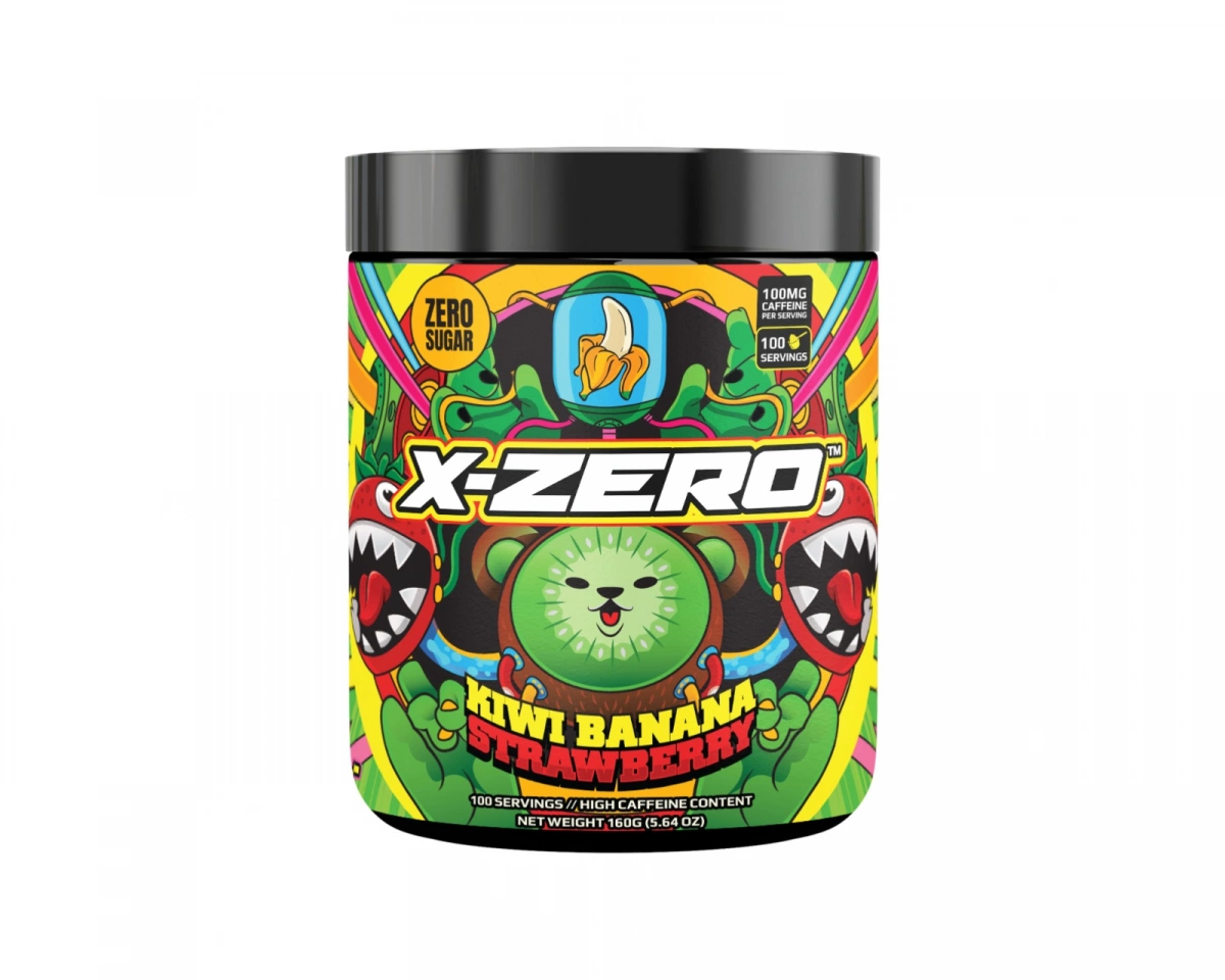 X-Gamer X-Zero Kiwi Banana - 100 Serveringar