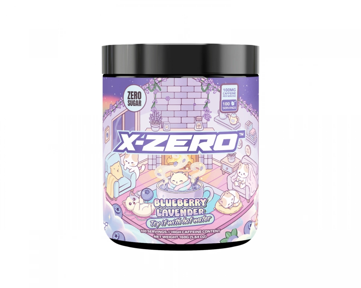 X-Gamer X-Zero Blueberry Lavender - 100 Serveringar