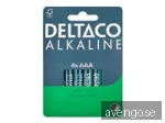Deltaco battery - 4 x AAA / LR03 - Alkaline