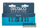 Deltaco battery - 10 x AA / LR6 - Alkaline