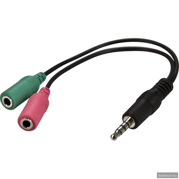 DELTACO AD-8 - Headset-adapter