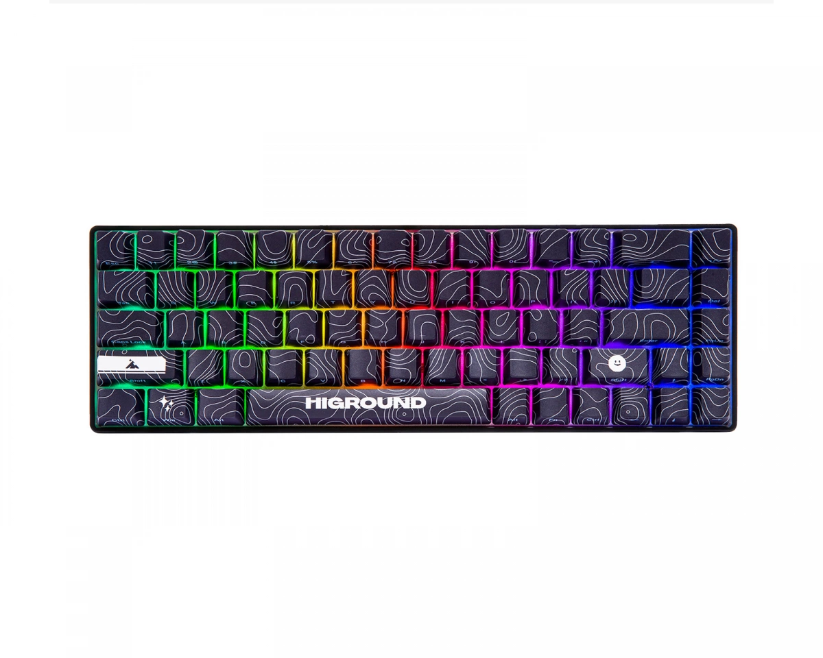 Higround BLACKICE Base 65 Hotswap Gaming Tangentbord - ANSI [White Flame] (DEMO)