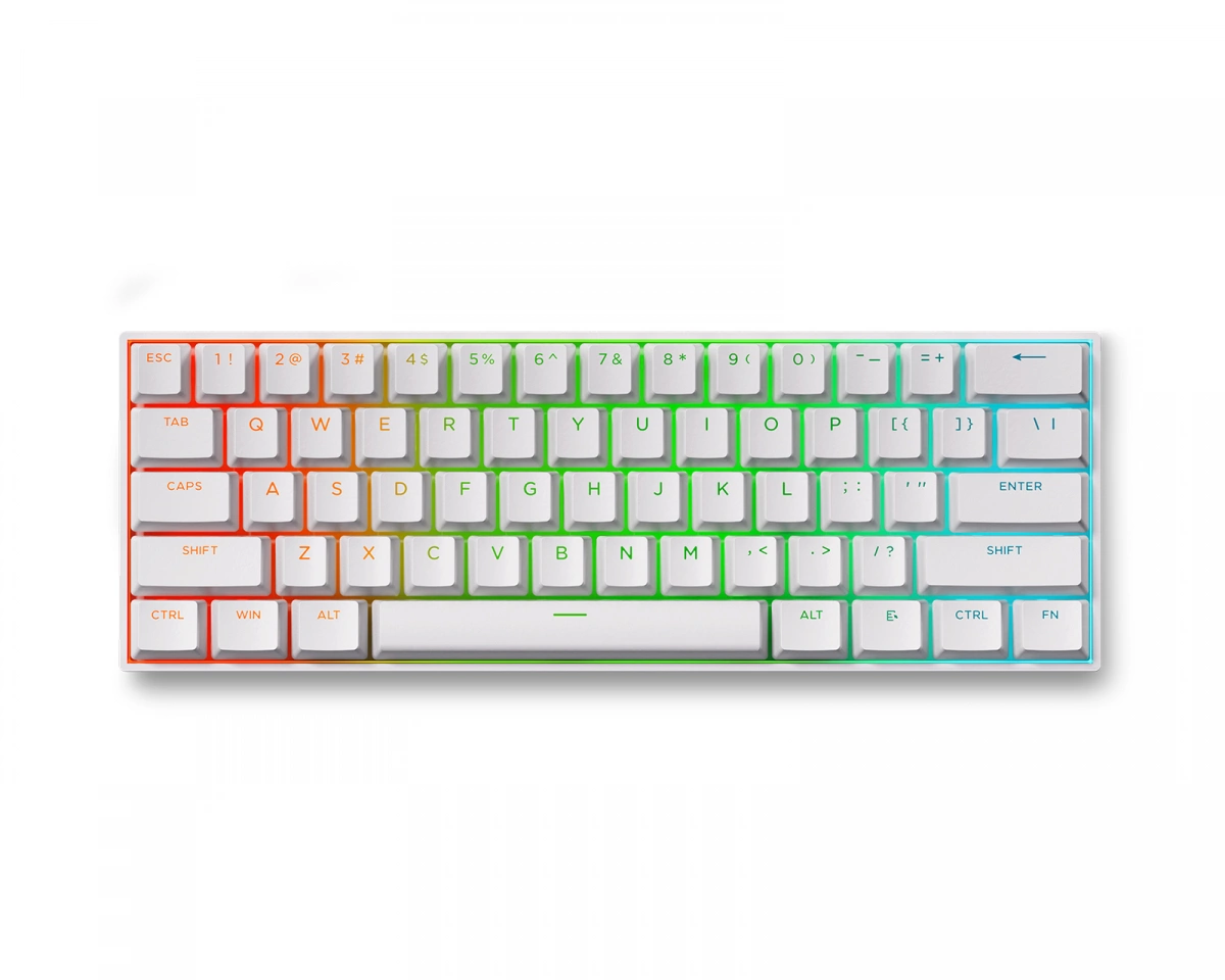 MCHOSE Ace 60 Pro ANSI Hall Effect Tangentbord - Vit