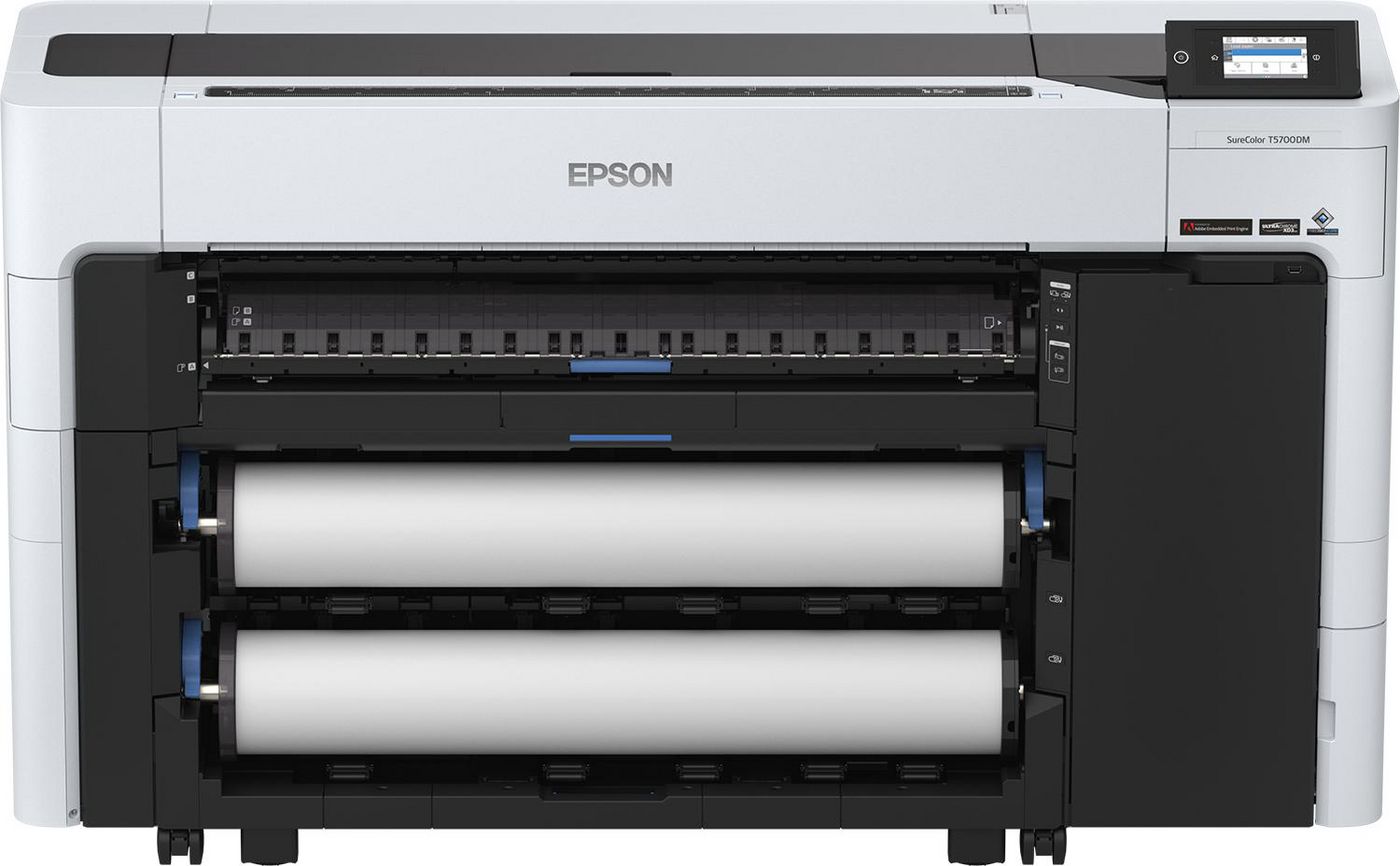 Epson SureColor SC-T5700D Dual Roll (med Adobe Postscript), 2400x1200 dpi, A0/36", 6 färger, USB/LAN/WiFi