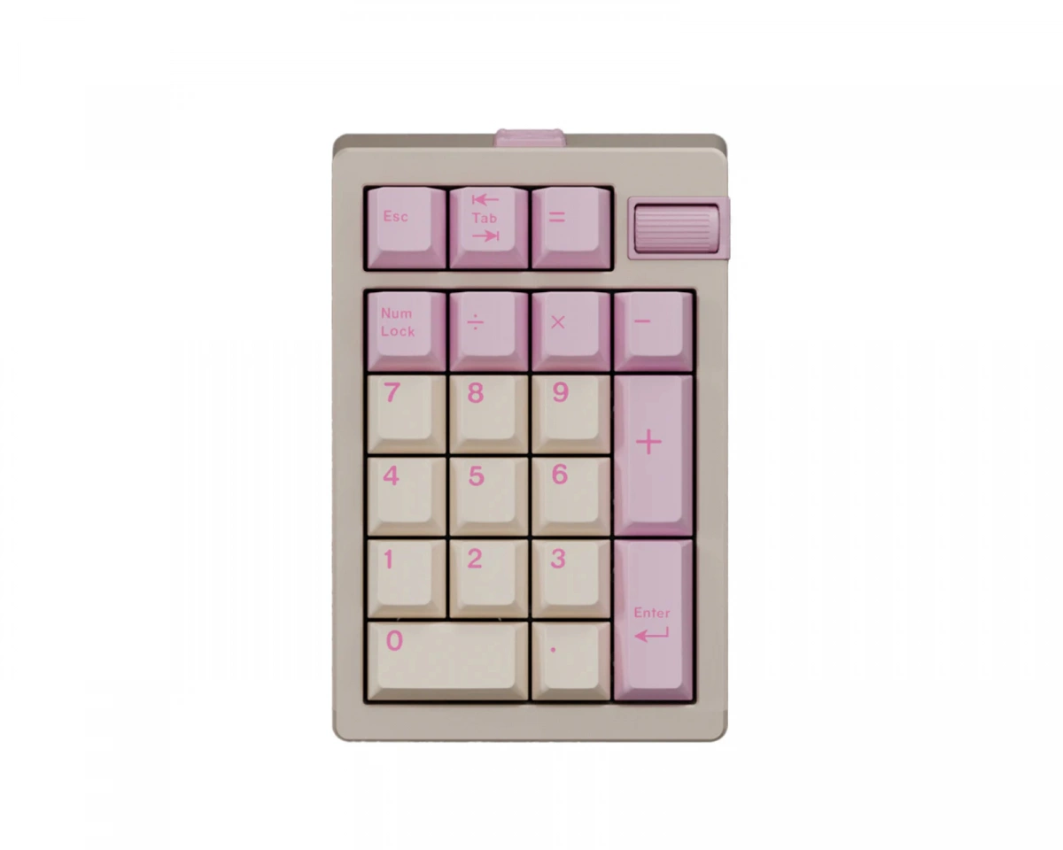 Wuque Studio ZoomPad TIGA Numpad Barebone Kit - Milk Tea