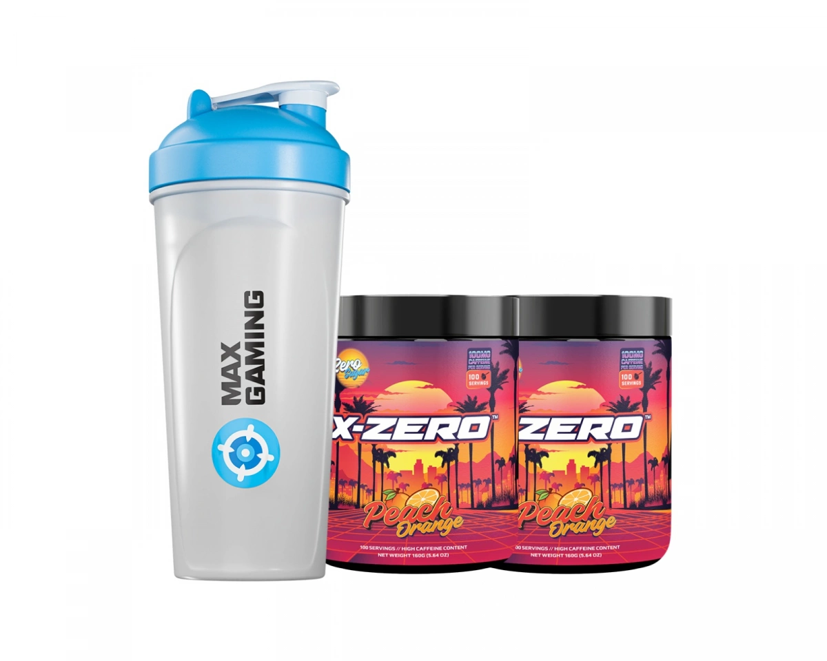 X-Gamer X-Zero Raspberry Liquorice - 2 x 100 Serveringar + Shaker