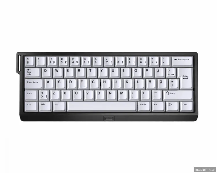 Wooting 60HE+ RGB ISO + MaxCustom Essential BoW