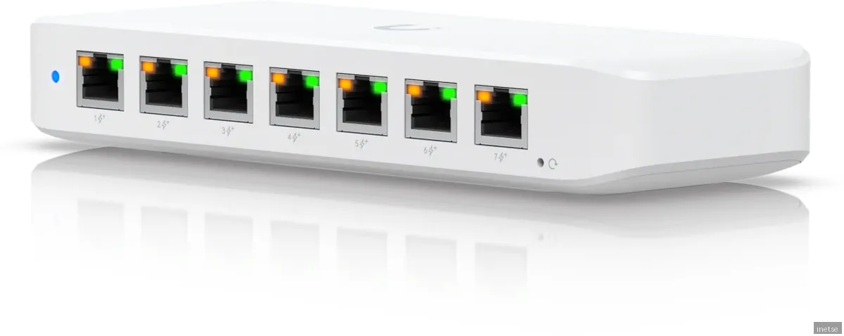Ubiquiti UniFi 8-Port GbE PoE+ powered by GbE++ input 210W