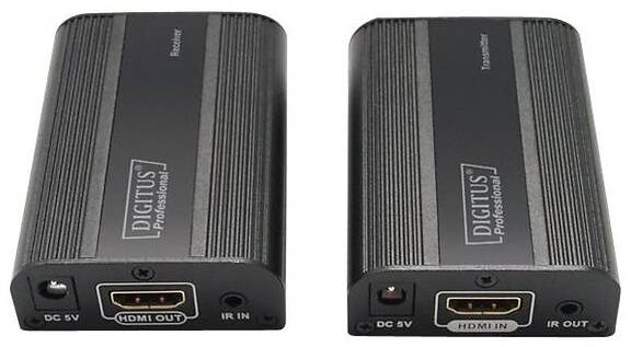 HDMI-förlängare Digitus DS-55204 Extender Set, 4K@60Hz, max 30 m